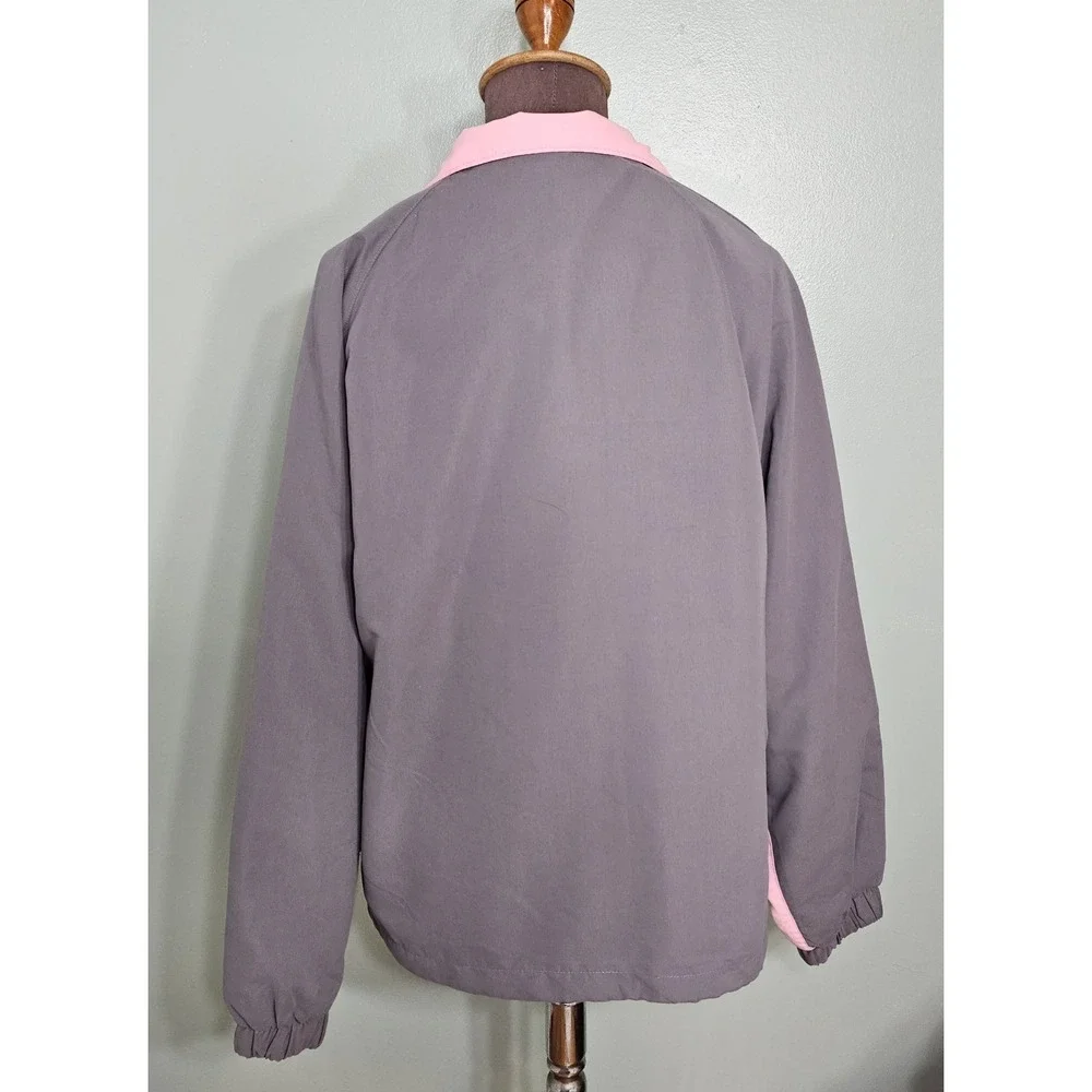 Afi Ladies Jacket‎ Sport Lite Weight Netting Liner - Gray & Pink -Size Medium